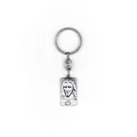 Dewocjonalia - Serce Jezusa brelok - satynowa powłoka - miniaturka - grafika 1