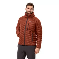 Kurtki męskie - Męska kurtka puchowa Jack Wolfskin PASSAMANI DOWN HOODY M carmine - XL - miniaturka - grafika 1