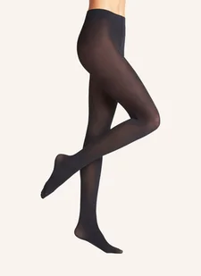 Falke Rajstopy Pure Matt blau - Rajstopy - miniaturka - grafika 1