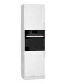 Szafki kuchenne - Słupek Do Zabudowy Piekarnika 60X213 Cm Mdf Jasny Szary - miniaturka - grafika 1