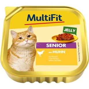 MultiFit Miska Senior Jelly Kurczak 32x100 g - Mokra karma dla kotów - miniaturka - grafika 1