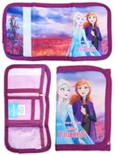 Portfele - Składany portfel dla dziewczynki portfelik Kraina Lodu Frozen - miniaturka - grafika 1