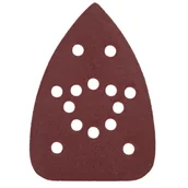 Materiały ścierne - Papier ścierny do szlifierki delta 140 x 140 x 93 mm 180 5 szt. do DED7062 DEDRA - miniaturka - grafika 1