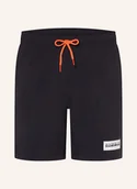 Kąpielówki męskie - Napapijri Kąpielówki Bokserki Box Logo schwarz - NAPAPIJRI - miniaturka - grafika 1