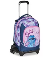 Plecaki szkolne i tornistry - Seven DISNEY LILO & STITCH 2CUTE, różowy niebieski, 3 w 1, potrójne zastosowanie, plecak z odpinanym wózkiem, kieszeń na butelkę - plecak szkolny dla dziewcząt, Wielokolorowy, Taglia unica, Plecaki - miniaturka - grafika 1