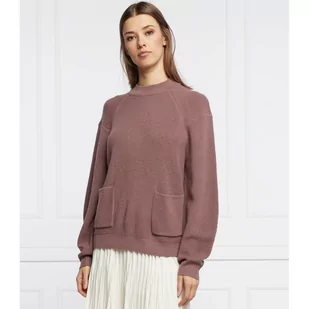 Joop! Wełniany sweter | Relaxed fit - Swetry damskie - miniaturka - grafika 1