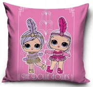 Poszewki na poduszki - LOL SURPRISE poszewka na poduszkę jasiek 40x40 welurowa VELVET - miniaturka - grafika 1