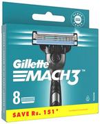 Maszynki do golenia i wkłady - Gillette Mach 3 8 ostrzy do maszynki do golenia (4987176150516) - miniaturka - grafika 1