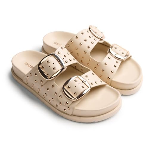 GIOSEPPO Shoreham, damski pasek w kształcie litery T, Off-White, 39 EU
