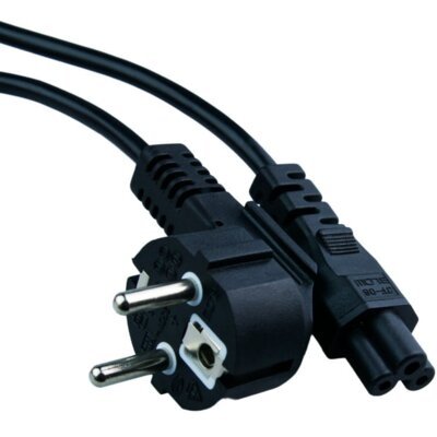 Kabel zasilający Schuko (kątowy) - IEC 320 C5 DPM 1.5 m BMPC04