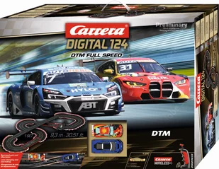 Carrera Digital 124, tor wyścigowy, DTM Full Speed 9,3m - Zabawki konstrukcyjne - miniaturka - grafika 1