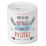 Skarbonki - Skarbonka Dla Pasterza na Urodziny na Prezent z Nadrukiem ze Zdjęciem + Opakowanie na prezent (wzór 01) - miniaturka - grafika 1