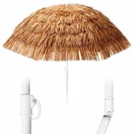 Parasole ogrodowe - Parasol plażowy ogrodowy hawajski rafia 155 cm kod: O-339352 - miniaturka - grafika 1