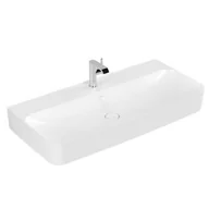 Umywalki - Villeroy & Boch Finion umywalka 100x47 cm prostokątna CeramicPlus Stone White 41681BRW - miniaturka - grafika 1