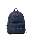 Plecaki - Plecak 71B00328 Granatowy - Trussardi - miniaturka - grafika 1