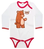 Body dla niemowląt - Body dziecięce Hejka Witający Się Miś Niedźwiedź Dzień Misia 86/92 - miniaturka - grafika 1