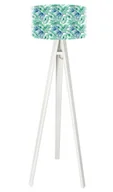 Lampy stojące - Macodesign Lampa podłogowa Egzotyczne liście tripod-foto-412p-w, 60 W - miniaturka - grafika 1