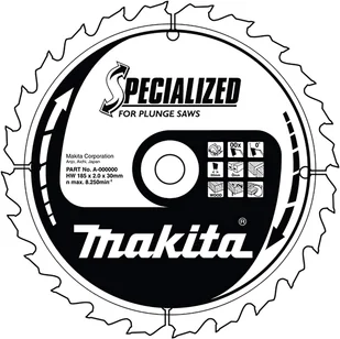 Makita Specjalistyczna tarcza dla pilarek i zagłębiarek CSP16028E B-09260 - Tarcze do pił - miniaturka - grafika 1