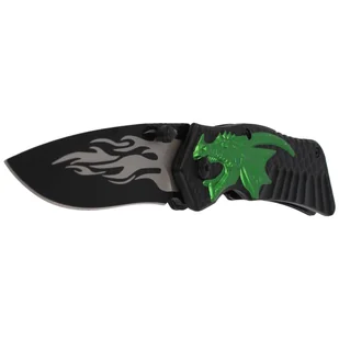Nóż składany Herbertz Solingen Hit motyw 3D Green Dragon 90mm (582012) - Noże - miniaturka - grafika 2