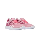 Koszulki i topy damskie - Reebok Dziewczęce Rush Runner 5 Elastic Lace & Top Strap Sneaker Sneaker, Dustyrose Studiopink Ftwrwhite, 32 EU - miniaturka - grafika 1