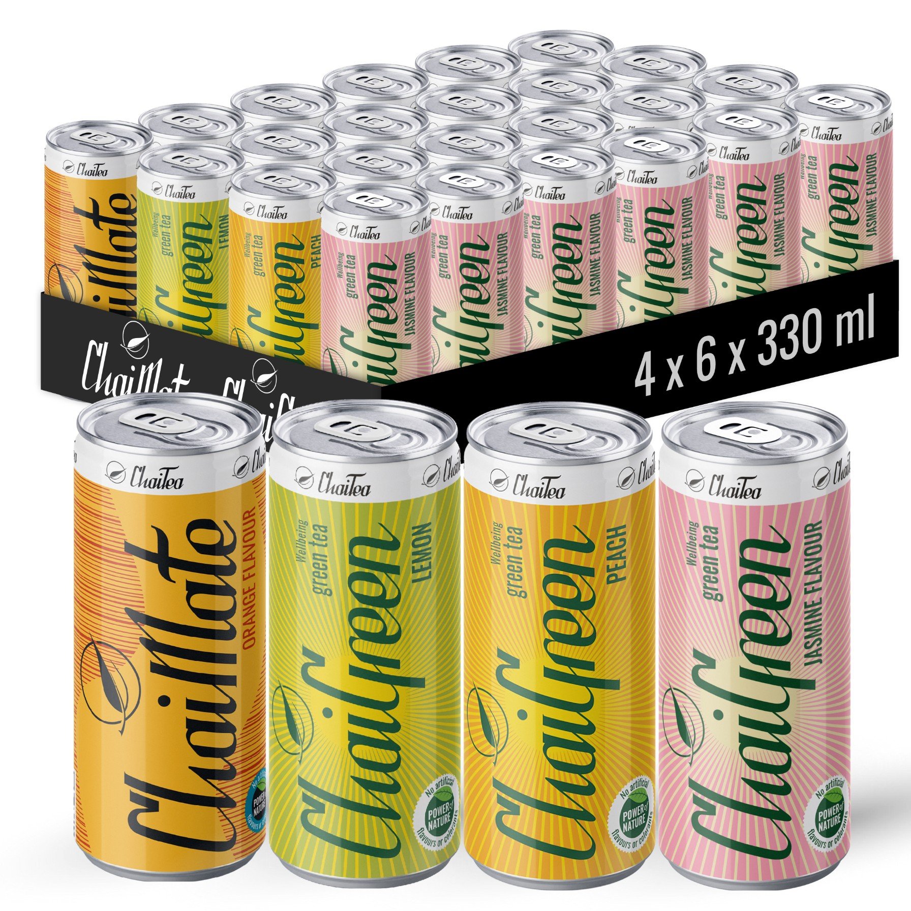 ChaiTea Mix 24x330ml ChaiMate Chaigreen zielona herbata ice tea napój
