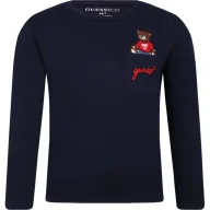 Koszulki dla chłopców - Guess Longsleeve Regular Fit - miniaturka - grafika 1