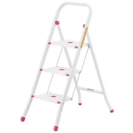Drabiny - Drabina składana domowa 3 stopniowa schodki HIGHER - miniaturka - grafika 1