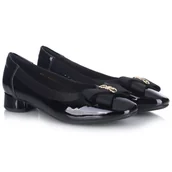 Baleriny - Baleriny damskie Loretta Vitale W5314 BLACK 37 - miniaturka - grafika 1