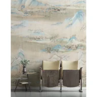 Fototapety - Fototapeta krajobraz górski beżowymIniebieskim - 200 x 280 cm - SANDERS & SANDERS - miniaturka - grafika 1