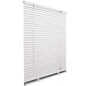 Żaluzje - Żaluzja Aluminiowa 120x180 Biała Lamele Poziome - miniaturka - grafika 1