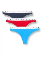 Majtki damskie - Tommy Hilfiger Damskie stringi, 3-pak, zmierzch, połyskujące/brzoskwiniowe, XL, Zmierzch/połyskujący/brzoskwiniowy, XL - miniaturka - grafika 1