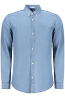 Koszule męskie - PEPE JEANS MĘSKA KOSZULA Z DŁUGIM RĘKAWEM, NIEBIESKA - miniaturka - grafika 1