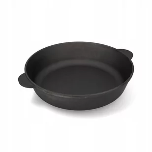 Patelnia ŻELIWNA indukcja GŁĘBOKA Brizoll 34cm - Patelnie - miniaturka - grafika 1