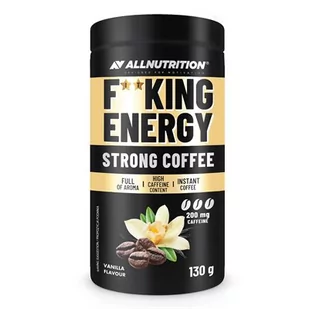 Allnutrition Fitking Energy Strong Coffee Wanilia 130G - Kawa - miniaturka - grafika 1