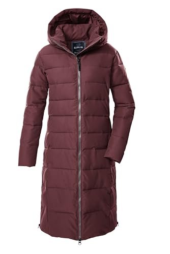 G.I.G.A. DX Damski pikowany płaszcz/parka/płaszcz funkcyjny o wyglądzie puchu z kapturem GW 88 WMN QLTD CT, ciemny orchidea, 48, 43534-000
