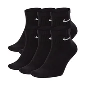 Skarpetki damskie - Skarpety Nike Everyday Cushioned 6 par czarne SX7669 010 - miniaturka - grafika 1