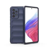Etui i futerały do telefonów - Magic Shield Case etui do Samsung Galaxy A53 5G elastyczny pancerny pokrowiec ciemnoniebieski - miniaturka - grafika 1