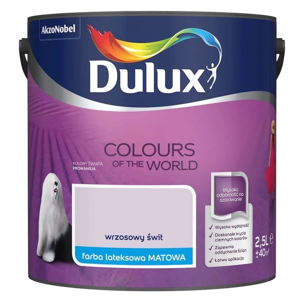 Dulux Kolory świata Wrzosowy świt 2,5L