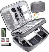 Akcesoria podróżnicze - Organizer torba podróżna na kable ładowarki ETUI - miniaturka - grafika 1