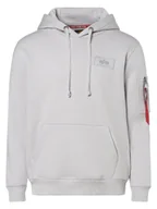 Bluzy męskie - Alpha Industries Bluza nierozpinana Mężczyźni szary jednolity, S - miniaturka - grafika 1