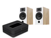 Zestawy stereo - Bluesound POWERNODE (czarny) + Diva 3 (dąb) - miniaturka - grafika 1