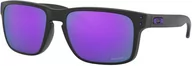 Okulary przeciwsłoneczne - Oakley Holbrook Matte Black w/ PRIZM Violet okulary 89957653 - miniaturka - grafika 1