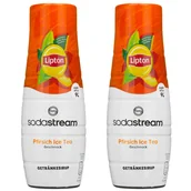 Syropy i koncentraty owocowe - 2x SODASTREAM SYROP KONCENTRAT LIPTON ICE TEA BRZOSKWINIA SOK DO WODY - miniaturka - grafika 1