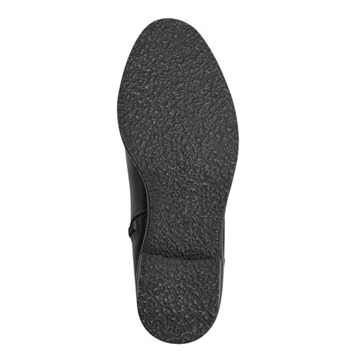 Marco Tozzi Damskie botki Zip+Slip 2-25064-43 modne kozaki, Black Nappa, 38 EU, Czarna papka, 38 EU