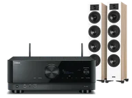 Zestawy stereo - Yamaha MusicCast RX-V6A (czarny) + Diva 6 (dąb) - miniaturka - grafika 1