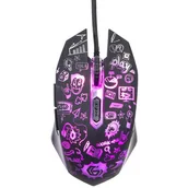 Myszki - GEMBIRD Grafix Led MUS-6B-GRAFIX-01 - miniaturka - grafika 1