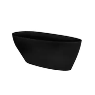 Inne - Besco GOYA BLACK XS wanna wolnostojąca / klik-klak czarny czyszczony od góry #WMD-140-GBB #WMD-140-GBB - miniaturka - grafika 1