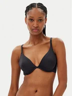 Biustonosze - Hunkemöller Biustonosz z fiszbiną Smooth 206736 Czarny - miniaturka - grafika 1