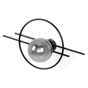 Lampa ścienna z ozdobnym, grafitowym kloszem K-5340 z serii ASTRA - Lampy ścienne - miniaturka - grafika 3