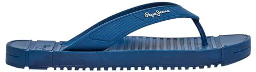Pepe Jeans Męskie klapki Shore M, niebieskie (granatowe), 44 EU, niebieski (Blue Navy), 10 UK